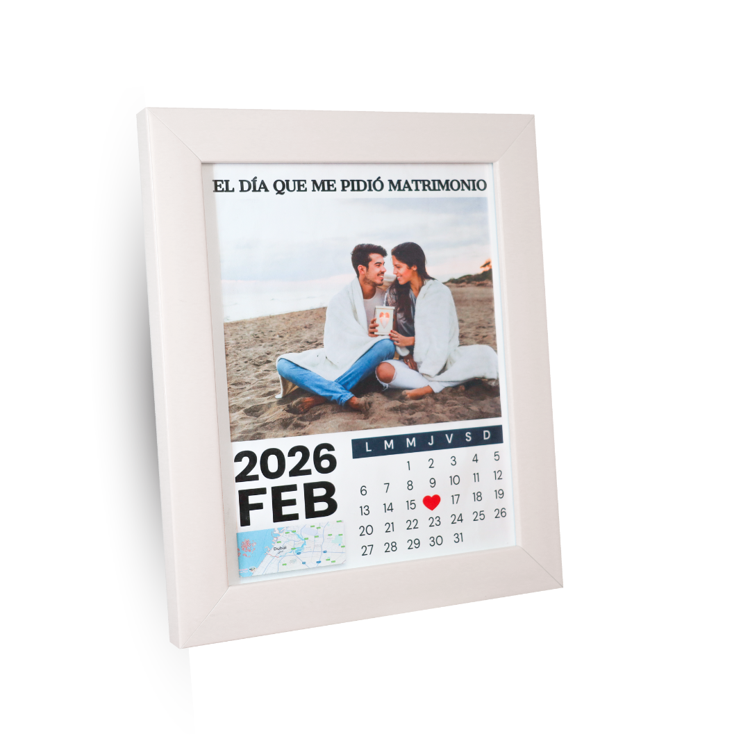 Portarretratos Personalizado 6x8" con Fotografía Incluida