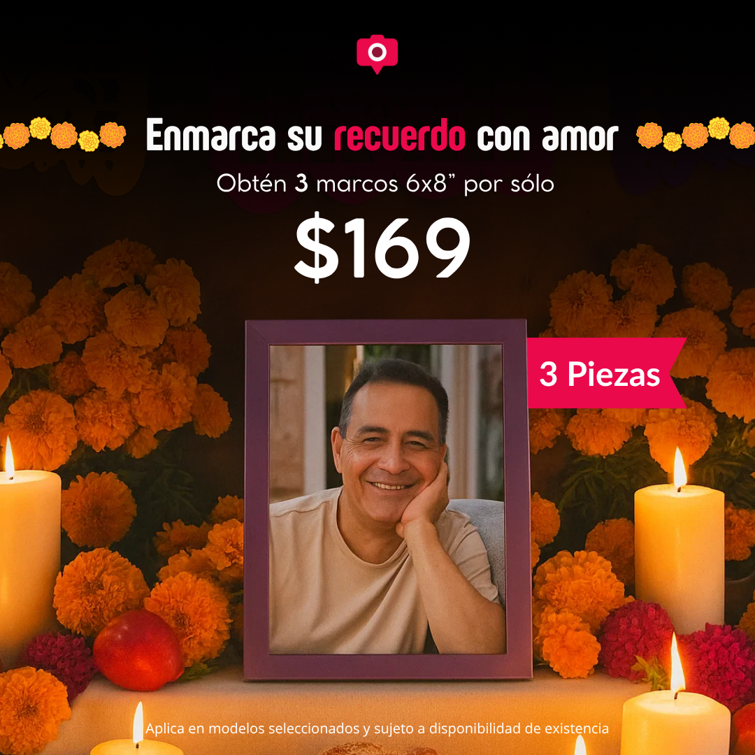 Kit 3 Portarretratos 6x8 Pulgadas