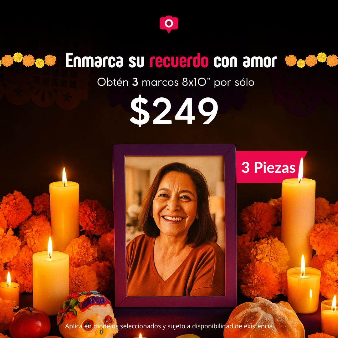 Kit 3 Portarretratos 8x10 pulgadas