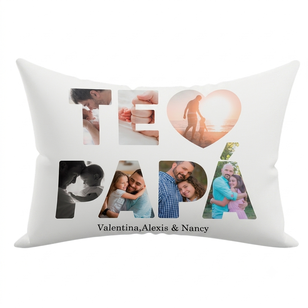 Almohada Tergal Personalizada para Papá