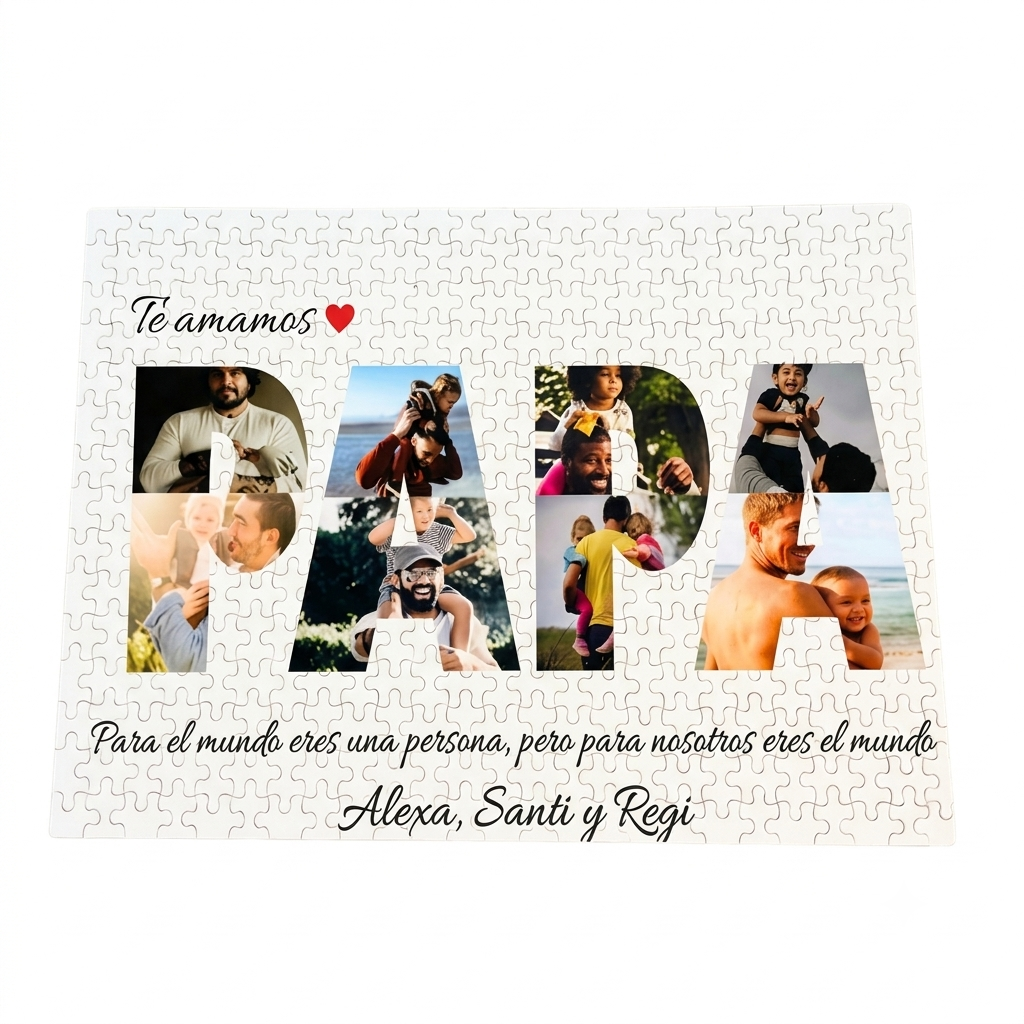 Rompecabezas Personalizado 200 piezas para Papá 28x39 cm