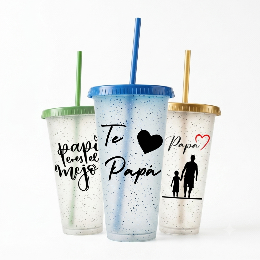 Vaso Confeti Personalizado para Papá